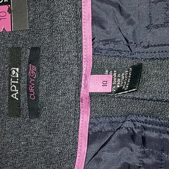 * 4/$25 APT.9 women's dress pants size 10 Curvy fit - Picture 7 of 8